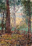 Frederick Mccubbin Forest Macedon by Frederick McCubbin oil on canvas